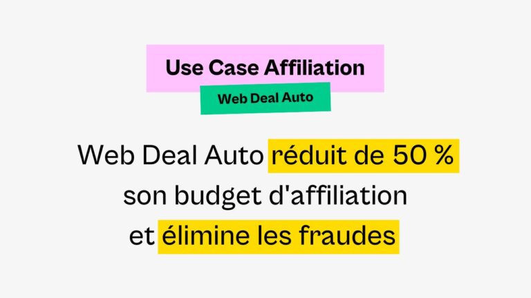 use case affiliation web deal auto